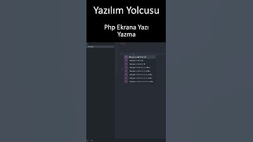 Yorum Satırları Php Dersleri-2
