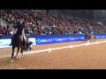 Beatriz Ferrer Salat y "Sir Radjah" 76,900%, ganadores Kur Gran Premio Madrid Horse Week 2014
