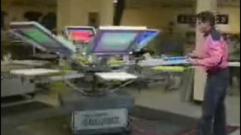 Lawson HD-MAX Semi-Automatic Textile Screen Printing Press