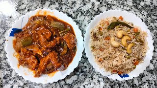 Fried Rice & Chilli Chicken Recipe With Sumis Kitchen