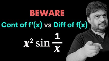 BEWARE TRAP! JEE Continuity vs Differentiability | Ep 5 | Limits | Jee Mains & Advanced| Anshul sir