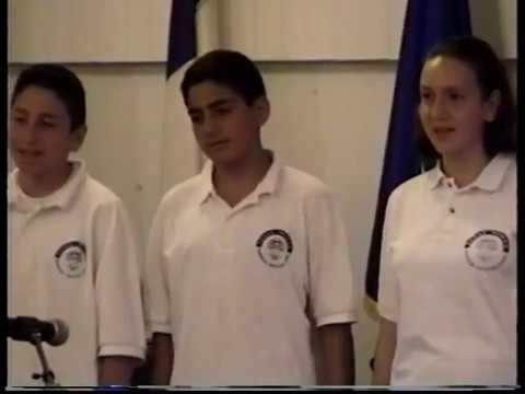 Commemoration Armenian Genocide by Sahag Mesrob Armenian Christian School    April 25 2000