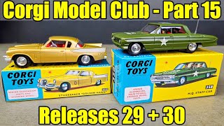 Corgi Model Club - Part 15 - Releases 29 + 30 - #211S Studebaker Golden Hawk + #358 H. Q. Staff Car screenshot 5
