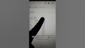 Mutlaka Denemeniz Gereken Formül: Query Fonksiyonu  #excel751 #sheets  #exceldersleri