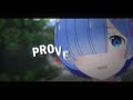 Anime Edit | [AMV] | Rem x Subaru ❤