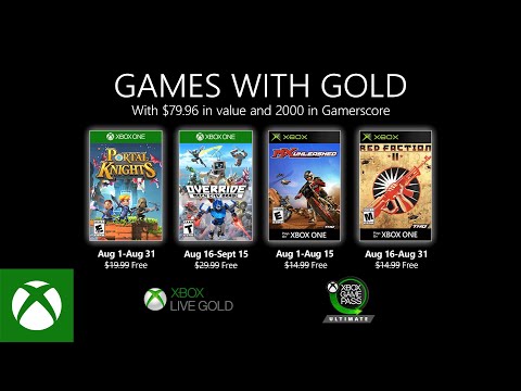 Xbox - August 2020 Games with Gold