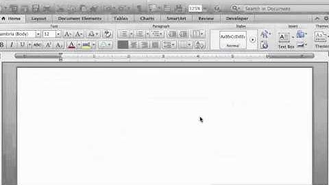 Start a new APA paper on a Mac