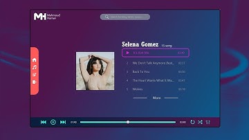JavaFx UI: Music Player Desgin