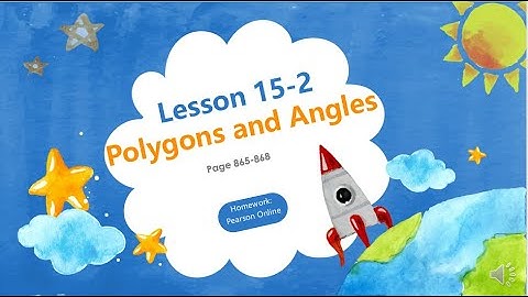 EnVision Math Grade 2 Lesson  15-2 | Polygons And Angles