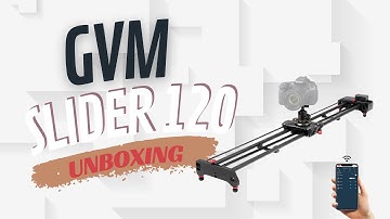 I LOVE IT! | GREAT VIDEO MAKER (GVM) SLIDER-120 | UNBOXING & VLOG