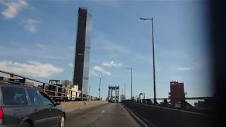 Full Driving from Manhattan Bridge to Barclays Center New York City NYC 2019, August 31 Unedited News