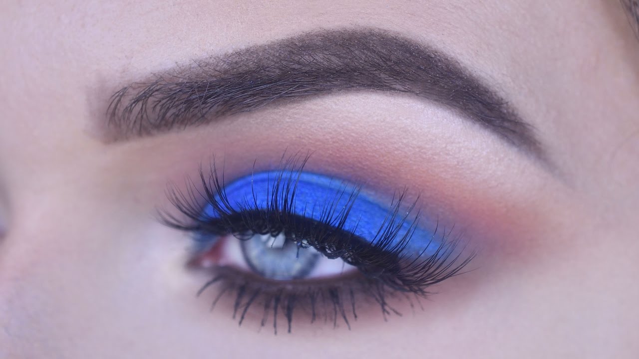 Wearable Blue Smokey Eye - Eye Makeup for Brown Eyes - YouTube