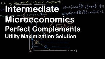 Perfect Complements | Part 2 | Utility Maximization | Intermediate Microeconomics