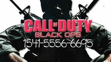 Black Ops WII - Ally Code