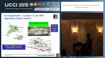 “Evolving Fuzzy Systems - Fundamentals, Reliability…” Dr. Edwin Lughofer (IJCCI 2015)