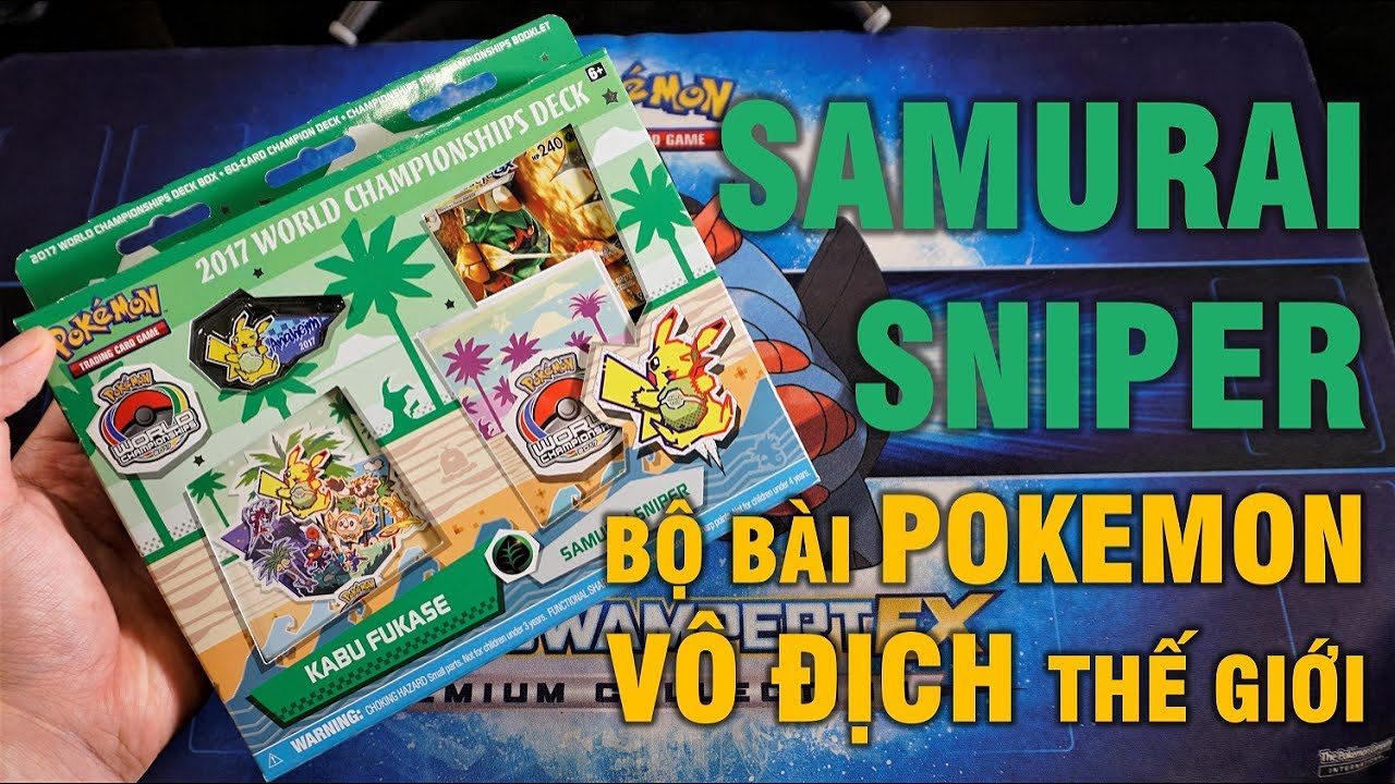 Pokemon World Championships Deck 2017 World Championships Deck 2017 Starter  Deck Kabu Fukase [Samurai Sniper] 