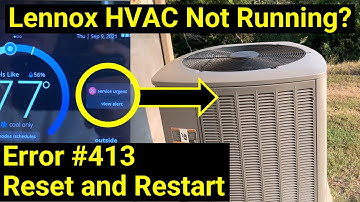 ✅ Lennox iComfort ● Foutcode 413 wissen ● Hoe u de verwarming van uw HVAC-airconditioner kunt res...