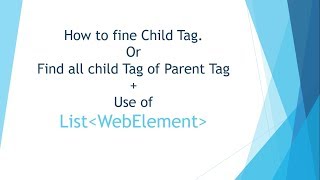Use of List in Selenium