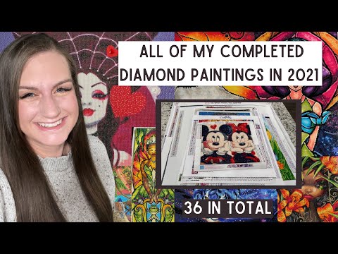 My first and only completed Diamond painting. It's my favorite