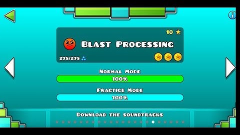 Blast Processing (Harder 10⭐) All coins- [Geometry dash 2.11] Level 17
