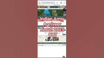 Indian Army Agniveer Result 2025 ⚫ Army Agniveer Result 2025 Kaise Dheke ? Agniveer Result 2025 !!