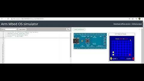 4 In A Row | ARM Mbed OS Simulator