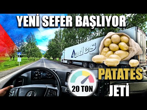 TÜRKİYE DEN RUSYA'YA 20 TON  PATATES JETİ YENI SEFER BAŞLIYOR #vlog #tırcılar