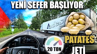 TÜRKİYE DEN RUSYA'YA 20 TON  PATATES JETİ YENI SEFER BAŞLIYOR #vlog #tırcılar