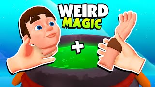 I Combined the WEIRDEST Ingredients to Make MAGIC in VR!  King of Magic VR