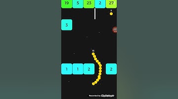 Snake VS Block:I got 150 points!!!(with music)