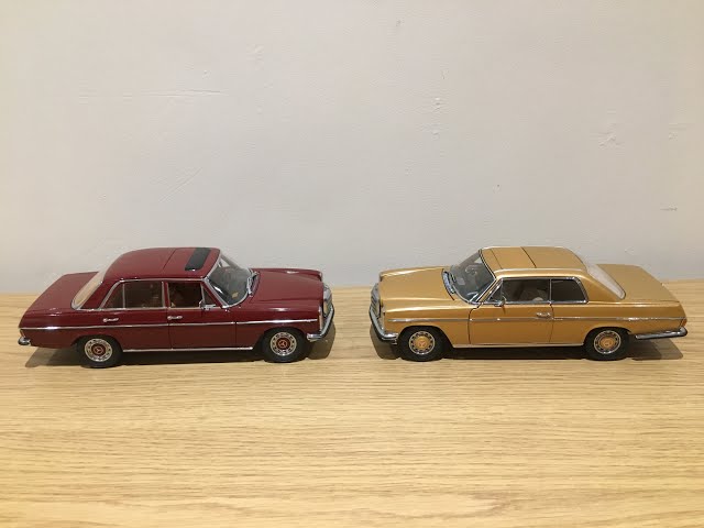 1:18 Sunstar Platinum Mercedes W114/115 - YouTube