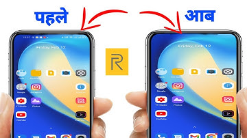 How To Hide Status Bar Icon in Realme Phone | Hide Wifi, Hotspot, Battery, Volte Mobile Network Icon
