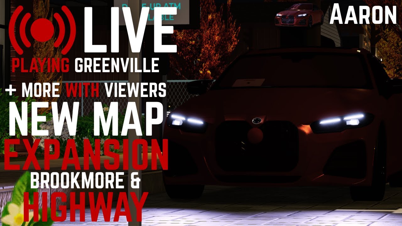 🔴 LIVE | NEW MAP EXPANSION | Playing Greenville + More with Viewers! | Roblox