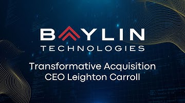 Baylin Technologies Inc. (TSX: BYL) (OTCQB: BYLTF) Webinar: Transformative Acquisition of Kaelus AB