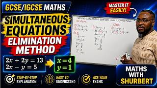 Solving Simultaneous Equations Using Elimination Method | KS3/ GCSE Maths