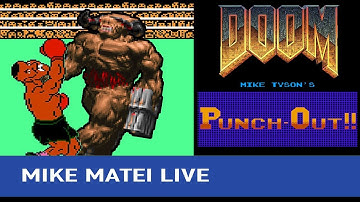 Doom Cyberdemon Fists Only & Punch Out full game - Mike Matei Live