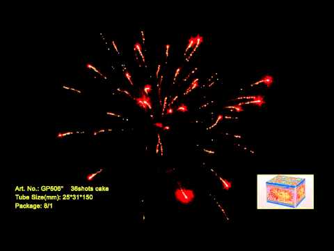 MaxsemGP506 ფეერვერკი 36 გასროლა ,ფასი: 32 ლარი, ხანგრძივობა 40.00 წამი. დაგვიკავშირდით 574730909
