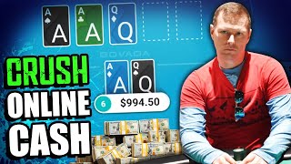 How To CRUSH Online CASH Games [Poker Play & Explain 1000NL] screenshot 4