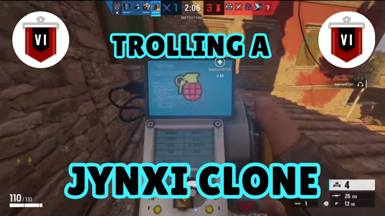 Trolling a Jynxzi Clone in Ranked | R6 Trolling Episode 54 - YouTube