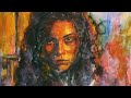 Malba akvarelem | portret of Rue EUPHORIA