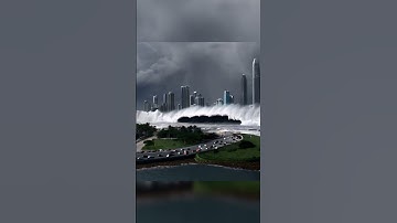 Terrifying tsunami against cars 😱😱 #tsunami #destruction #disaster #shorts #viralvideo
