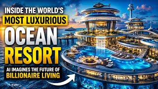 Inside the World's Most Luxurious Ocean Resort | AI Imagines the Future of Billionaire Living
