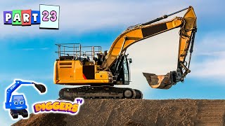 🚧 Huge Diggers For Kids | Crawler Excavators, Big Buckets, Dumpers & More