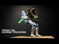 Yoda + Clone Trooper | Revenge of the Sith Diorama