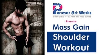 MASS GAIN SHOULDER WORKOUT VIDEO