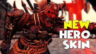 NEW Sohei Hero Skin ONI'S WRATH IS SICK | For Honor
