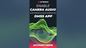 📱🔊 Hoe je camera-audio inschakelt in de ACCOUNTMODUS voor sub- en hoofdstream op DMSS #spro #DMSS...