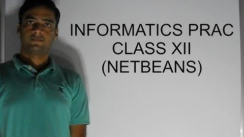 INFORMATICS PRACTICES FOR CLASS XII (OLD SYLLABUS) PART 1. INTRODUCTION
