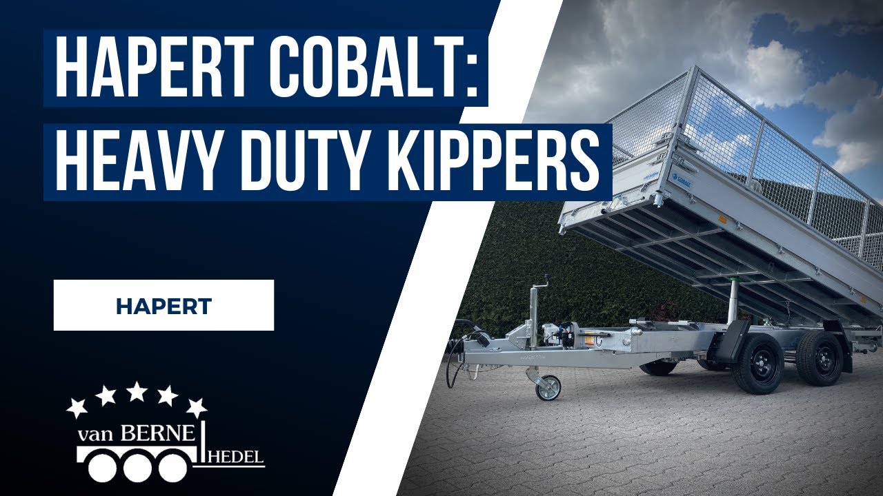 New Update HAPERT Cobalt: Heavy duty kipper aanhangers | Van Berne Hedel