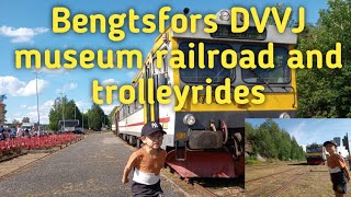 Bengtsfors DVVJ museum railroad and trolleyrides
